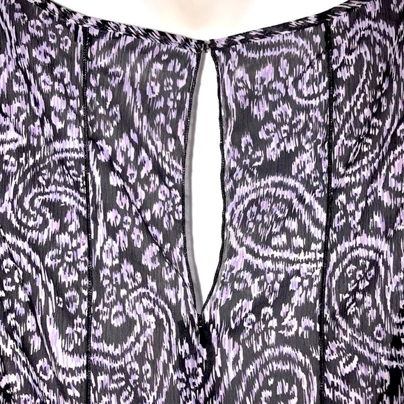 ⭐️3 for $29 EUC Sandra Darren Sleeveless Sheer Dress - Picture 10 of 13